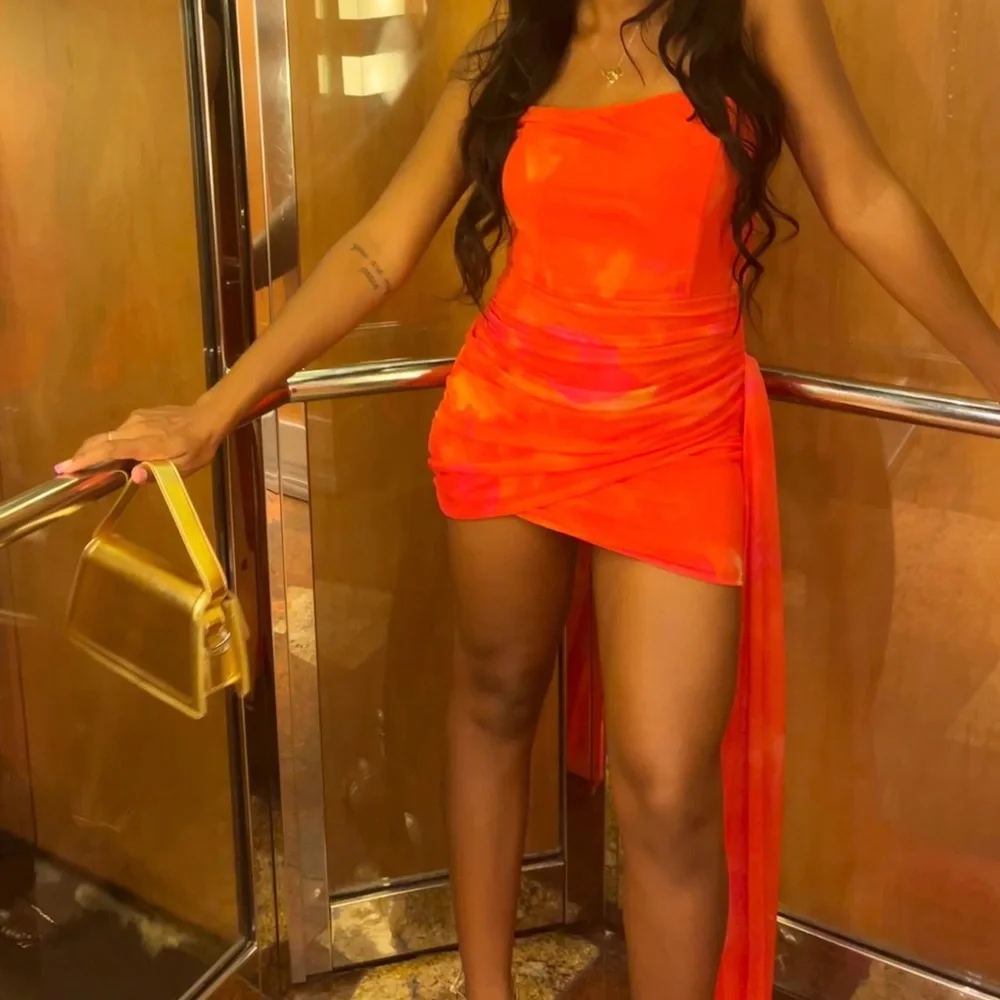 Draped Mini Dress - Picture 2 of 3